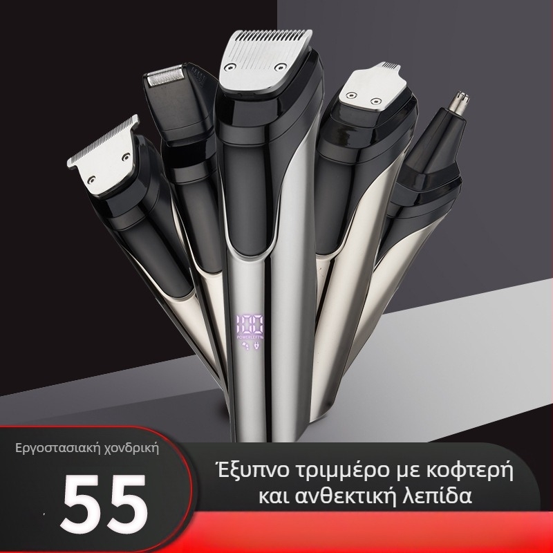 Νέα διασυνοριακή ψηφιακή οθόνη LED 2021, ηλεκτρική κουρευτική μηχανή με γράμματα στη μύτη, για οικιακή χρήση, κομμωτήριο, ηλεκτρική κουρευτική μηχανή