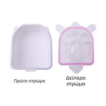 Διπλό μπολ χειρός με φούσκα Εργαλεία νυχιών Μανικιούρ Καθαρισμός νυχιών Μαλακτικό νυχιών Απολέπιση Φροντίδα κερατοειδούς Πύκνωση νιπτήρας