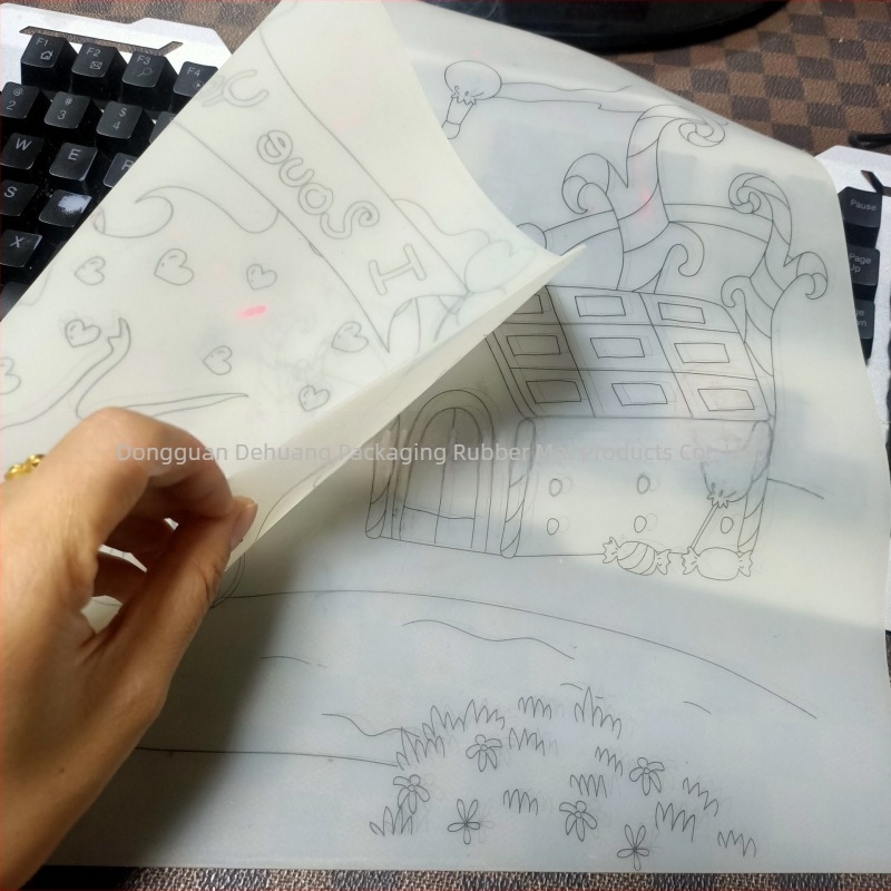 Επιτραπέζιο χαλάκι σιλικόνης, ανθεκτικό στο λάδι, αδιάβροχο, αντιολισθητικό χαλάκι με κόλλα, άοσμο αυτοκόλλητο χαλάκι σιλικόνης