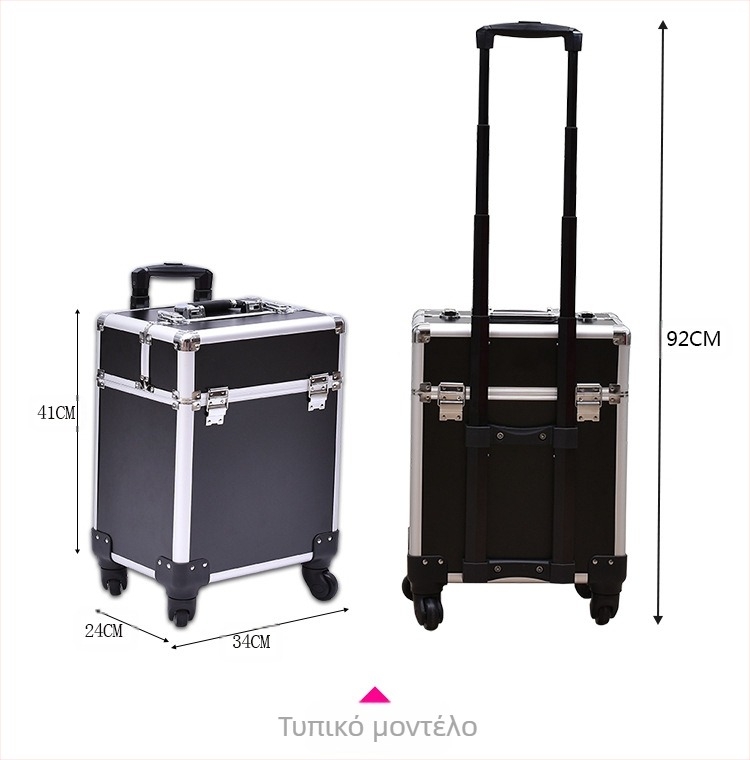 Νέα μοντέρνα μοντέρνα Universal Wheel Trolley Multi-Layer Cosmetics Case Χονδρική Τατουάζ Κομμωτική Εργαλειοθήκη Εργαλειοθήκη Εργοστάσιο Χονδρική