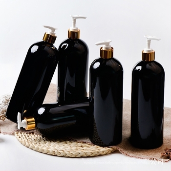 1000ml πλαστικό μπουκάλι για κατοικίδια με στρογγυλό ώμο και 28 δόντια L08 ανοδιωμένο αλουμίνιο αντλία λοσιόν, υπομπουκάλι καλλυντικών