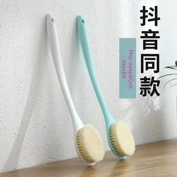 Βούρτσα μπάνιου μασάζ με εκτεταμένη λαβή ABS, βούρτσα μπάνιου με λάσπη και τρίψιμο, άνετη βούρτσα μπάνιου