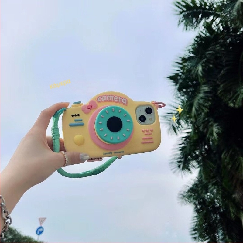 Χαριτωμένη αναδιπλούμενη βάση στήριξης κάμερας για iPhone 17, Apple 16, συμβατή θήκη τηλεφώνου 14/15Pro Max 11