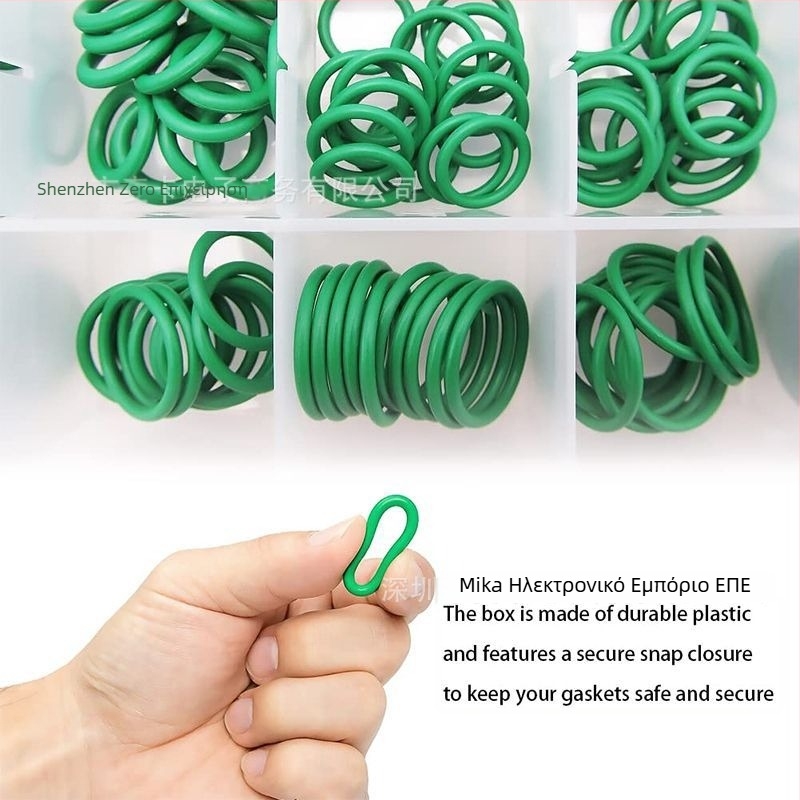 530/270PC πράσινο δακτύλιο στεγανοποίησης O-ring Ding Qing από καουτσούκ, δακτύλιος στεγανοποίησης συμπιεστή κλιματισμού αυτοκινήτου, υψηλής αντοχής σε θερμοκρασίες