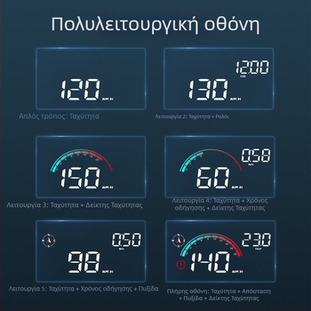Νέο M22 αυτοκινήτου HUD με οθόνη ενδείξεων στο παρμπρίζ GPS με καθολική διακόσμηση μετρητή ταχύτητας Ηλεκτρονικά αυτοκινήτων Shenzhen