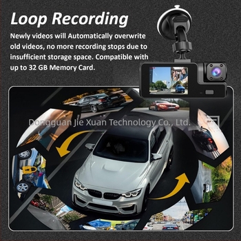 Διασυνοριακές εκρήξεις, καταγραφέας οδήγησης 2 ιντσών, διπλή εγγραφή WIFI, τριπλή εγγραφή, καταγραφέας αυτοκινήτου 1080P, κάμερα Dash cam