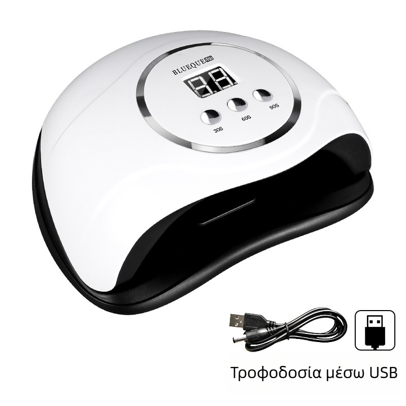 Λάμπα φωτοθεραπείας μανικιούρ 48W UV Λάμπα σκλήρυνσης νυχιών Κόλλα βερνικιού νυχιών Στεγνωτήρας ψησίματος Λάμπα LED Αισθητήρας οργάνων μανικιούρ γρήγορο στέγνωμα