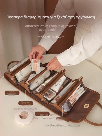 Τσάντα καλλυντικών Niche Design Μεγάλης Χωρητικότητας Ελαφριά Πολυτελής Αποθήκευση Προηγμένη Τσάντα Πλυσίματος Γυναικεία Τσάντα Αποθήκευσης Διασυνοριακής Παρτίδας