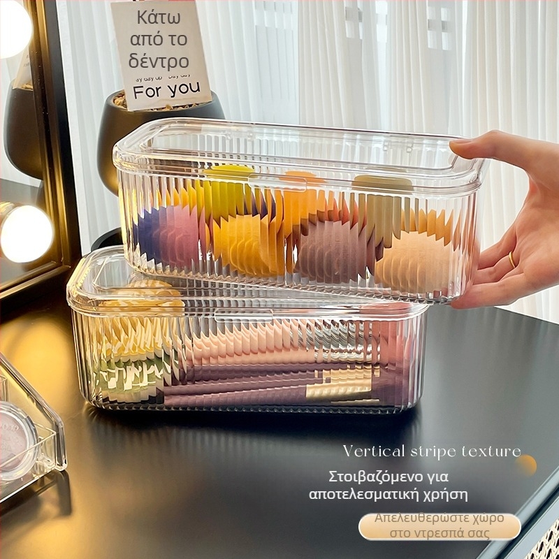 Κουτί αποθήκευσης βαμβακιού με πούδρα, τραπέζι ντυσίματος, επιφάνεια εργασίας, πινέλο καλλυντικών, κραγιόν, ανθεκτικό στη σκόνη, μαξιλάρι αέρα, ράφι αποθήκευσης, αυγό ομορφιάς