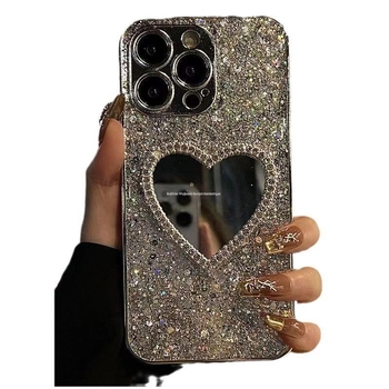 Θήκη κινητού τηλεφώνου για iPhone15Pro με επιμεταλλωμένη κόλλα και ρετούς, θήκη προστασίας Apple 12 Promax με πούλιες