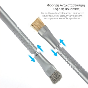 Βούρτσα σκλήρυνσης επισκευής κινητού τηλεφώνου Βούρτσα καθαρισμού μητρικής πλακέτας Βούρτσα καθαρισμού συρμάτων IC Pad Βούρτσα καθαρισμού πλακέτας κυκλώματος Βούρτσα καθαρισμού πλακέτας κυκλώματος