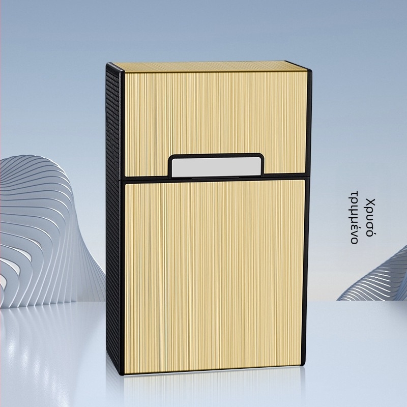 Κουτί τσιγάρων 20 τεμάχια αντι-πίεσης και υγρασίας δημιουργική νέα χάραξη με λέιζερ διαφήμιση ανδρικά δώρα μεγάλης χωρητικότητας εργοστάσιο χονδρικής