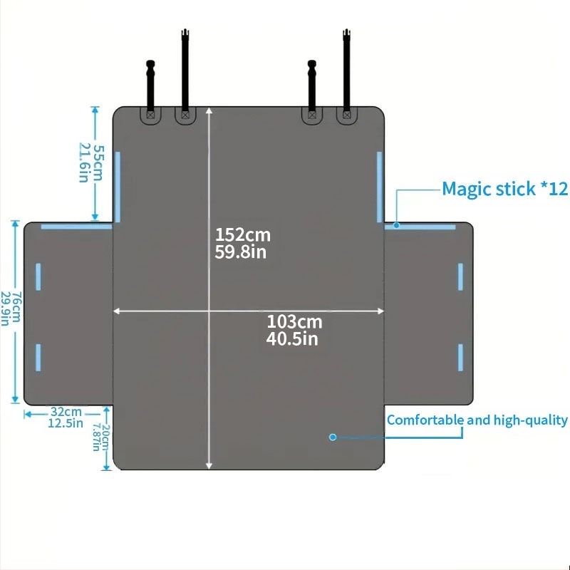 Αποθηκευτικό χαλάκι απομόνωσης πορτμπαγκάζ αυτοκινήτου Amazon Cross-Border Αντιχαρακτικό, αδιάβροχο, ανθεκτικό στη σκόνη, ανθεκτικό στις γρατσουνιές,