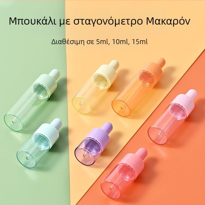 5-10ml Macaroon Dropper Μπουκάλι Δείγμα Dropper Εμφιάλωση Χρώμα Αιθέριο Έλαιο Μπουκάλι Ουσία Εμφιάλωση