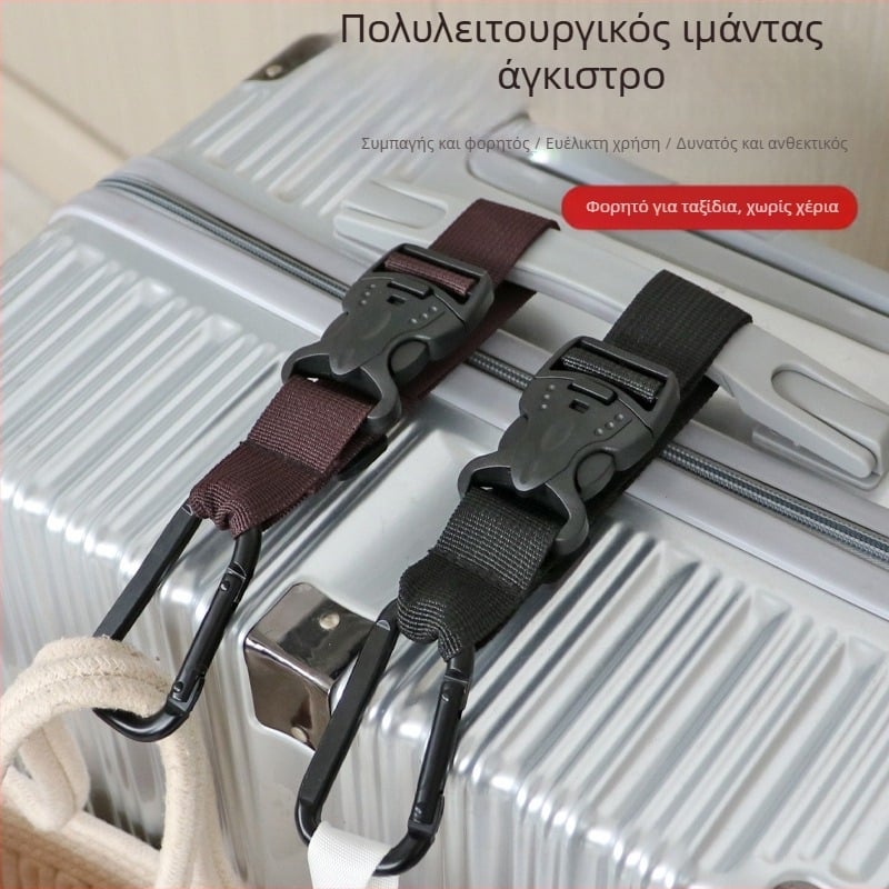 Σακίδιο πλάτης ζώνης γρήγορης κρεμαστής αγκράφα για εξωτερικό μπουκάλι νερού, αγκράφα για ταξίδια, ορειβασία, κρεμαστό γάντζο, μπουκάλι μεταλλικού νερού, κορδόνι, αγκράφα νερού