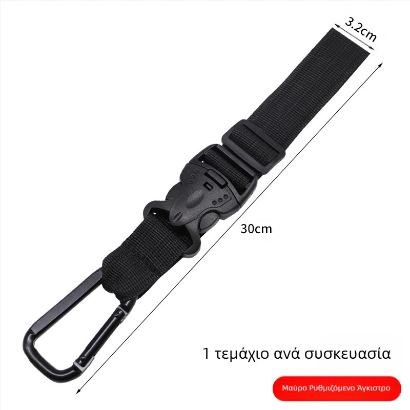 Σακίδιο πλάτης ζώνης γρήγορης κρεμαστής αγκράφα για εξωτερικό μπουκάλι νερού, αγκράφα για ταξίδια, ορειβασία, κρεμαστό γάντζο, μπουκάλι μεταλλικού νερού, κορδόνι, αγκράφα νερού