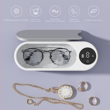 Υπερηχητική μηχανή καθαρισμού γυαλιών, κουτί καθαρισμού σπιτιού, μικρό ρολόι, κοσμήματα, φακοί επαφής, σιδεράκια, αυτόματο καθαριστικό αποστείρωσης