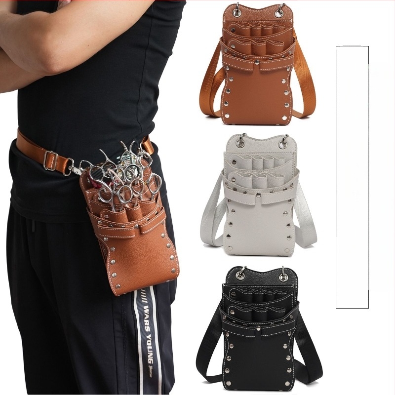 Τσάντα ψαλιδιού κομμωτηρίου για διασυνοριακές χρήσεις Τσάντα μέσης κομμωτή ψαλιδιού χιαστί Τσάντα αποθήκευσης εργαλείων Τσάντα κουρέματος μαλλιών Τσάντα ψαλιδιού για χτένες κατοικίδιων