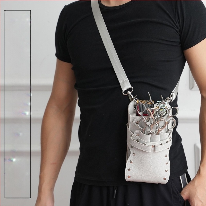 Τσάντα ψαλιδιού κομμωτηρίου για διασυνοριακές χρήσεις Τσάντα μέσης κομμωτή ψαλιδιού χιαστί Τσάντα αποθήκευσης εργαλείων Τσάντα κουρέματος μαλλιών Τσάντα ψαλιδιού για χτένες κατοικίδιων