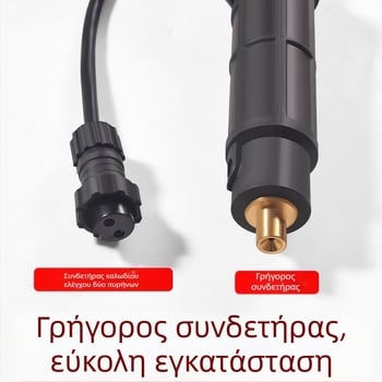 Πιστόλι συγκόλλησης 14AK με δύο εγγυήσεις χωρίς αέριο, οικιακό 220v ενσωματωμένο μικρό μηχάνημα συγκόλλησης, αξεσουάρ σύρματος συγκόλλησης με πυρήνα ροής, σύρμα πυροβόλου συγκόλλησης γρήγορης εισαγωγής