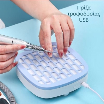 Υψηλής αναρρόφησης αθόρυβη στίλβωση αφαίρεσης νυχιών ηλεκτρική σκούπα νυχιών φορητή περιποίηση νυχιών ειδικός μικρός συλλέκτης σκόνης αφαίρεσης νυχιών