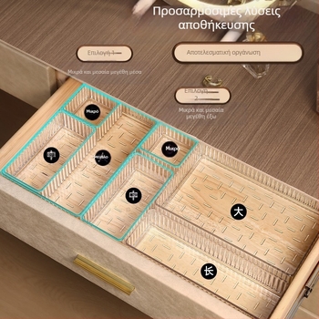 Καλλυντικά Μικρό Κουτί Διαμερισμάτων Μπουντουάρ Περιποίησης Δέρματος Σκιά ματιών Κουτί Αρχειοθέτησης Πλακών Ενσωματωμένο Κουτί Αποθήκευσης Συρταριού Κραγιόν