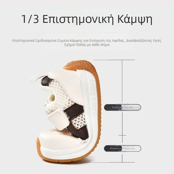 Βρεφικά σανδάλια για άνδρες, καλοκαιρινά παπούτσια για νήπια, 1-2 ετών, αντιολισθητικά, μαλακά, δίχτυα για βρέφη, γυναικεία, λειτουργικά παπούτσια