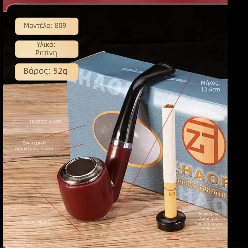 Πίπα ρητίνης, παλαιού τύπου, σιδερένια κατσαρόλα, στρογγυλή βάση, τριμμένος καπνός, διπλής χρήσης, αφαιρούμενο και πλενόμενο φίλτρο κυκλοφορίας, εισαγωγικού επιπέδου, παραδοσιακή πίπα