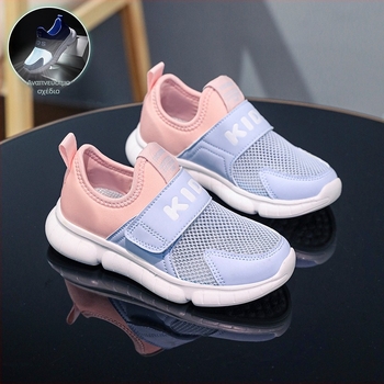 Παπούτσια για Αγόρια, Παιδικά Lazy Shoes, Νέα Καλοκαιρινά Αθλητικά Παπούτσια με Αναπνέον Mesh, Παπούτσια Mesh για Κορίτσια, Παιδικά Slip-Ons μεσαίου και μεγάλου μεγέθους