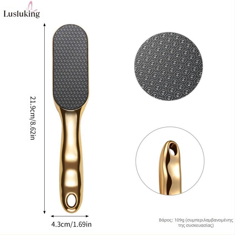 Δημοφιλές εργαλείο μανικιούρ και λείανσης ποδιών από νανογάλα με μακριά λαβή για την αφαίρεση νεκρού δέρματος και κάλων, τεχνητό εργαλείο νανογάλασης ποδιών