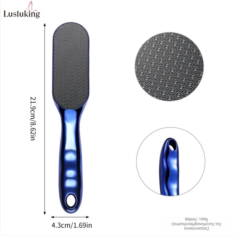 Δημοφιλές εργαλείο μανικιούρ και λείανσης ποδιών από νανογάλα με μακριά λαβή για την αφαίρεση νεκρού δέρματος και κάλων, τεχνητό εργαλείο νανογάλασης ποδιών