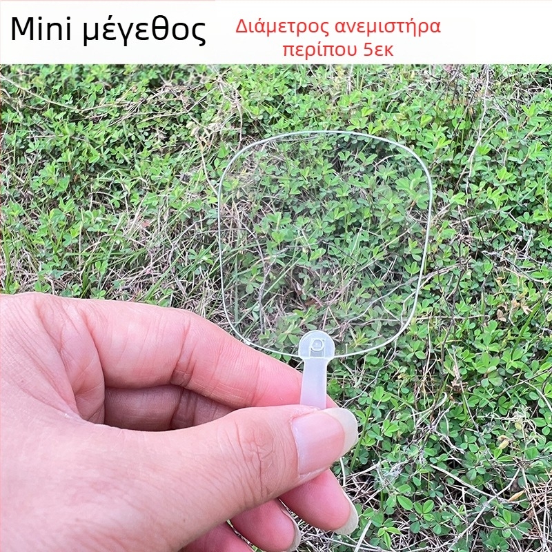 Αυτοκόλλητο κάρτας Goo μίνι διαφανής ανεμιστήρας κενός μίνι μωρό diy χειροποίητος μικρός ανεμιστήρας νηπιαγωγείου χονδρικής