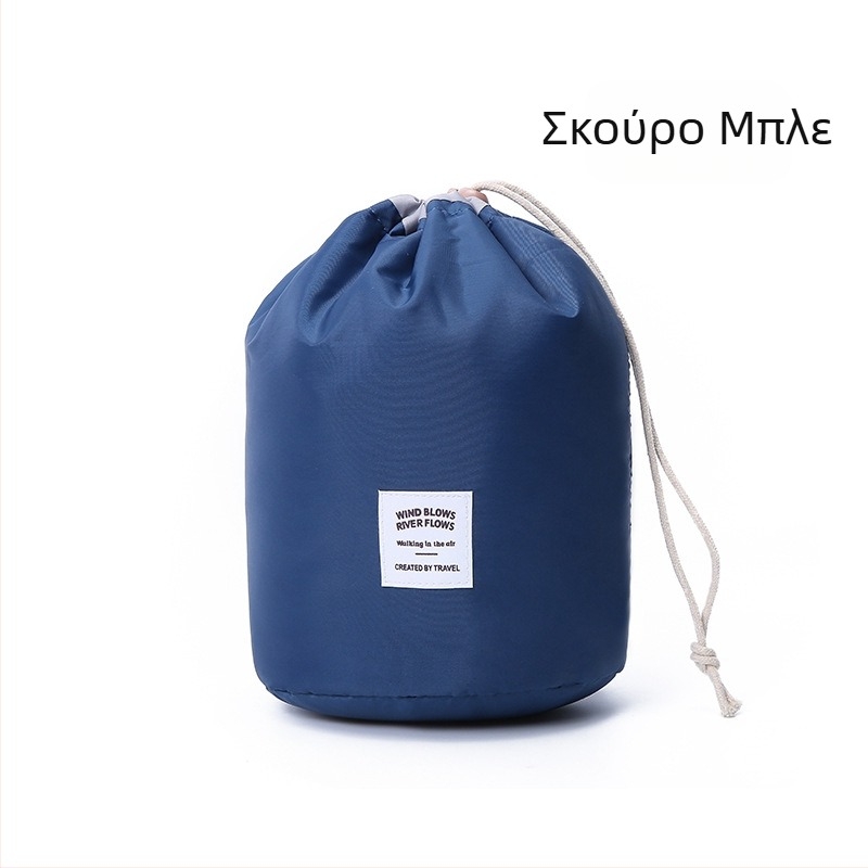 Κορεάτικη τσάντα καλλυντικών κυλινδρικού τύπου μεγάλης χωρητικότητας για υπαίθριες μετακινήσεις αδιάβροχη τσάντα αποθήκευσης πλυσίματος λογότυπο εργοστασιακών άμεσων πωλήσεων