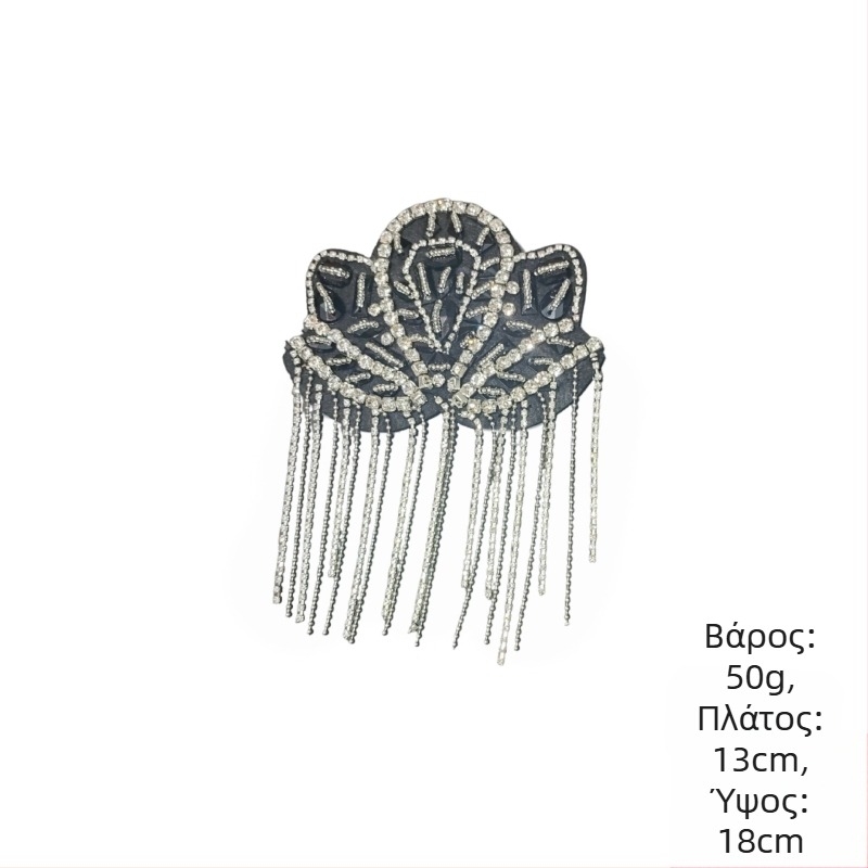 Διασυνοριακή Ευρώπη και Ηνωμένες Πολιτείες, νέες επωμίδες πανκ με φούντες, αυτοκόλλητα υφάσματος, βαριά βιομηχανία, χειροποίητα με χάντρες, μόδα, αξεσουάρ ένδυσης σκηνής