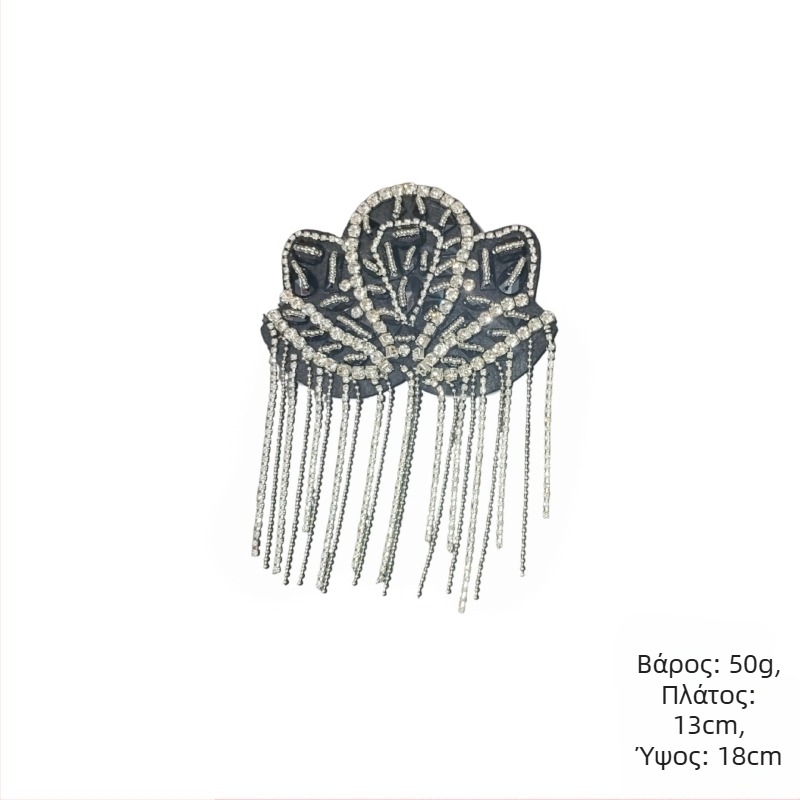 Διασυνοριακή Ευρώπη και Ηνωμένες Πολιτείες, νέες επωμίδες πανκ με φούντες, αυτοκόλλητα υφάσματος, βαριά βιομηχανία, χειροποίητα με χάντρες, μόδα, αξεσουάρ ένδυσης σκηνής