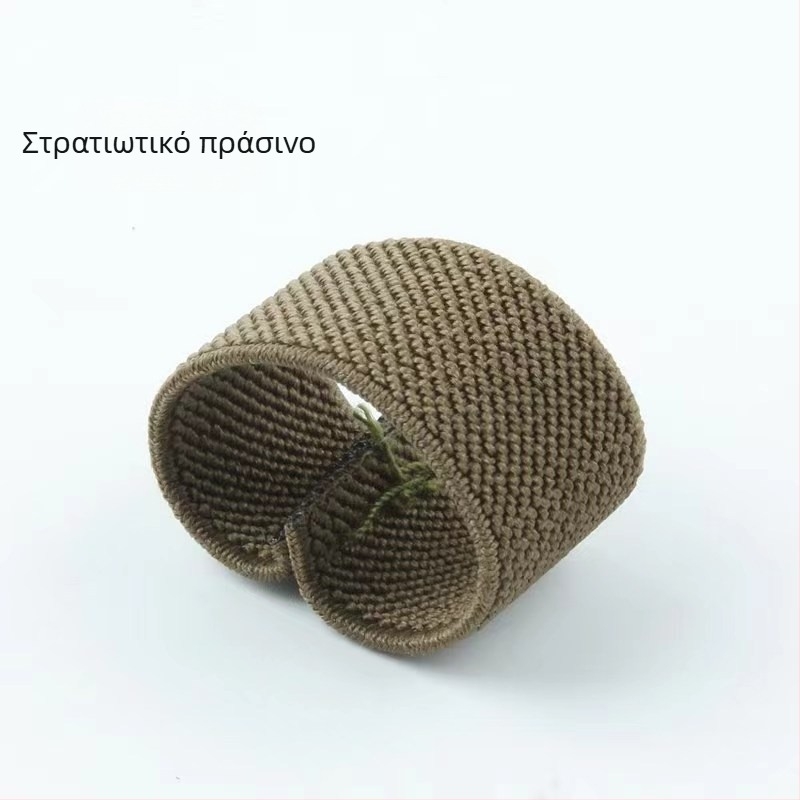 Ζώνη από νάιλον, μαύρη, αξεσουάρ, κλιπ ουράς, σταθερός δακτύλιος ουράς, ελαστική αγκράφα, δακτύλιος ζώνης από καμβά, μικρός κύκλος