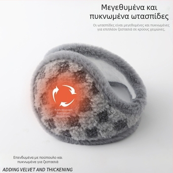 Ζεστές χειμωνιάτικες ωτοασπίδες, γυναικείες χειμερινές φοιτητικές δραστηριότητες, βελούδινες ωτοασπίδες, αντιανεμικές, κρύες ανδρικές βελούδινες ωτοασπίδες