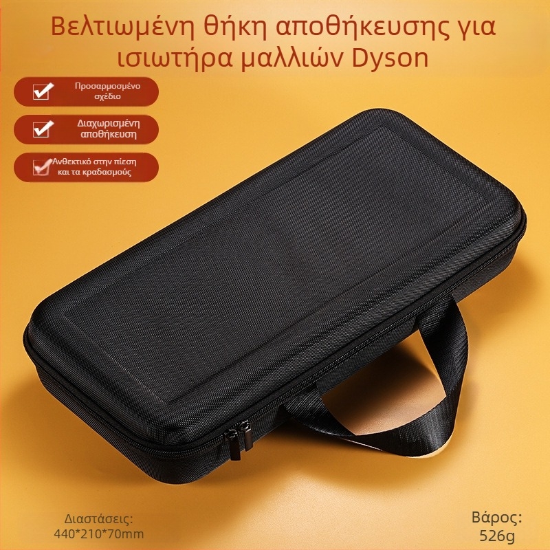 Κατάλληλο για τσάντα αποθήκευσης ισιώματος Dyson Flat Iron, φορητό κουτί αποθήκευσης ισιωτικού μαλλιών Airstrait Ht01