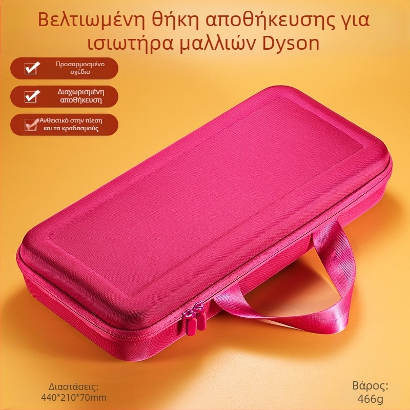 Κατάλληλο για τσάντα αποθήκευσης ισιώματος Dyson Flat Iron, φορητό κουτί αποθήκευσης ισιωτικού μαλλιών Airstrait Ht01