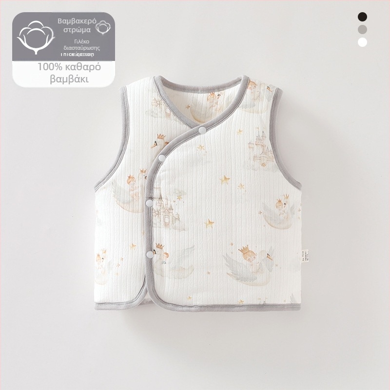 Φανελάκι μωρού Φθινοπωρινής και Χειμερινής Χρήσης Φανελάκι για νεογέννητα μωρά Φθινοπωρινής και Χειμερινής Χρήσης Χοντρό Φανελάκι μωρού Τύπου Α Ζεστή Εσωτερική Χρήση