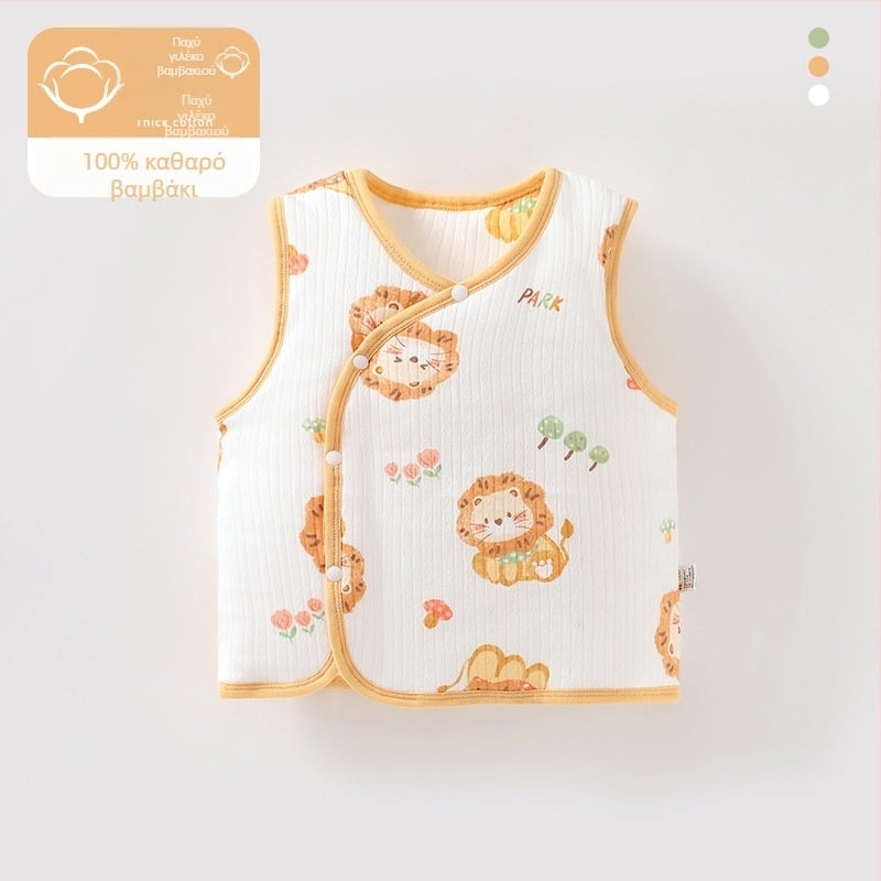 Φανελάκι μωρού Φθινοπωρινής και Χειμερινής Χρήσης Φανελάκι για νεογέννητα μωρά Φθινοπωρινής και Χειμερινής Χρήσης Χοντρό Φανελάκι μωρού Τύπου Α Ζεστή Εσωτερική Χρήση