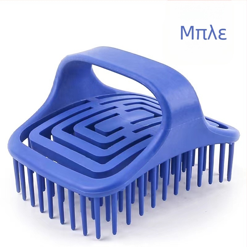 Κοίλη περιστρεφόμενη βούρτσα σαμπουάν, χτένα μασάζ με μαλακές τρίχες για μασάζ και λούσιμο, διπλής χρήσης για ξηρά και βρεγμένα μαλλιά, λεία χτένα μαλλιών που δεν βλάπτει τα μαλλιά