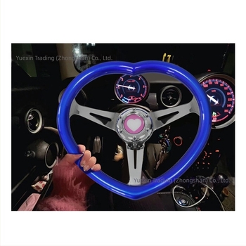 Τροποποιημένο τιμόνι καρδιάς αυτοκινήτου JDM τροποποιημένο στυλ καθολικού αγωνιστικού εξατομικευμένου τιμονιού δημοφιλές καυτό μοντέλο