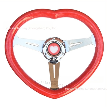 Τροποποιημένο τιμόνι καρδιάς αυτοκινήτου JDM τροποποιημένο στυλ καθολικού αγωνιστικού εξατομικευμένου τιμονιού δημοφιλές καυτό μοντέλο