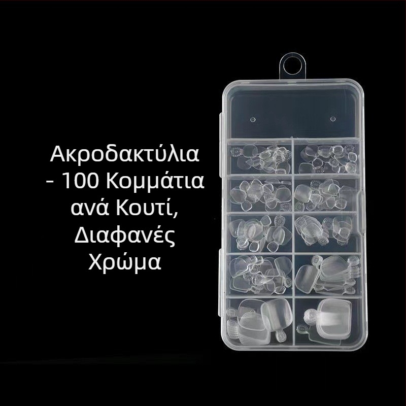 Εξαιρετικά λεπτό κομμάτι νυχιών μανικιούρ χωρίς ίχνη, 600 τεμάχια, φυσικό, χωρίς ίχνη, διαφανές νύχι ποδιών