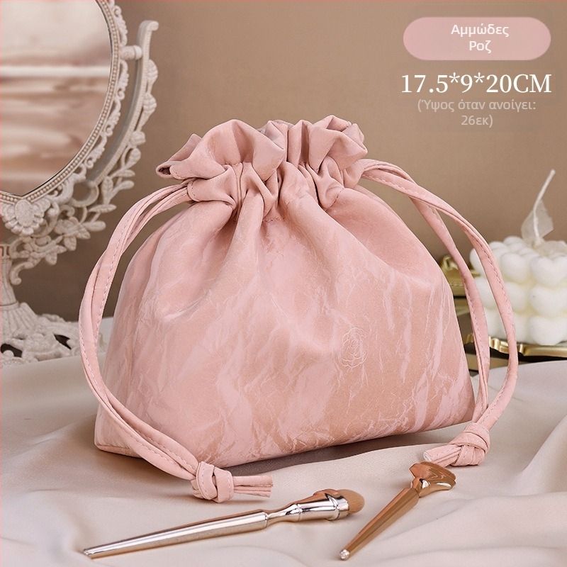 Νέα τσάντα καλλυντικών lazy quicksand ins στυλ μεγάλης χωρητικότητας γαλλική υψηλής αξίας κλασική φορητή αποθήκευση με ιμάντα