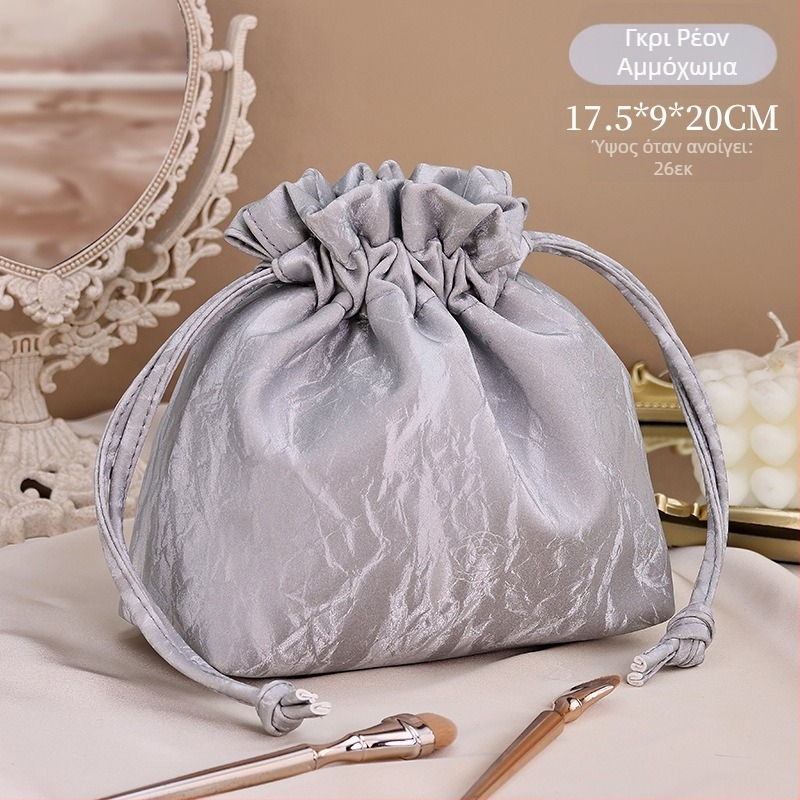 Νέα τσάντα καλλυντικών lazy quicksand ins στυλ μεγάλης χωρητικότητας γαλλική υψηλής αξίας κλασική φορητή αποθήκευση με ιμάντα