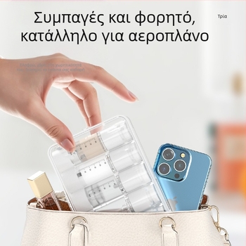 Φορητό μπουκάλι ψεκασμού κενού εμφιάλωσης με γαλάκτωμα ταξιδιού διαφανές με κλίμακα για καλλυντικά κοστούμια εμφιάλωσης