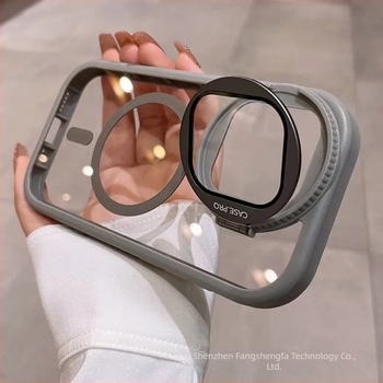 Κατάλληλο για θήκη τηλεφώνου iPhone 17 Pro Max, θήκη καλύμματος φακού, διαφανής μαγνητική θήκη Apple 16, αντι-πτώση