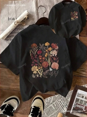 Γυναικείο Casual T-shirt με κοντό μανίκι και στρογγυλή λαιμόκοψη Cross-Border Aliexpress